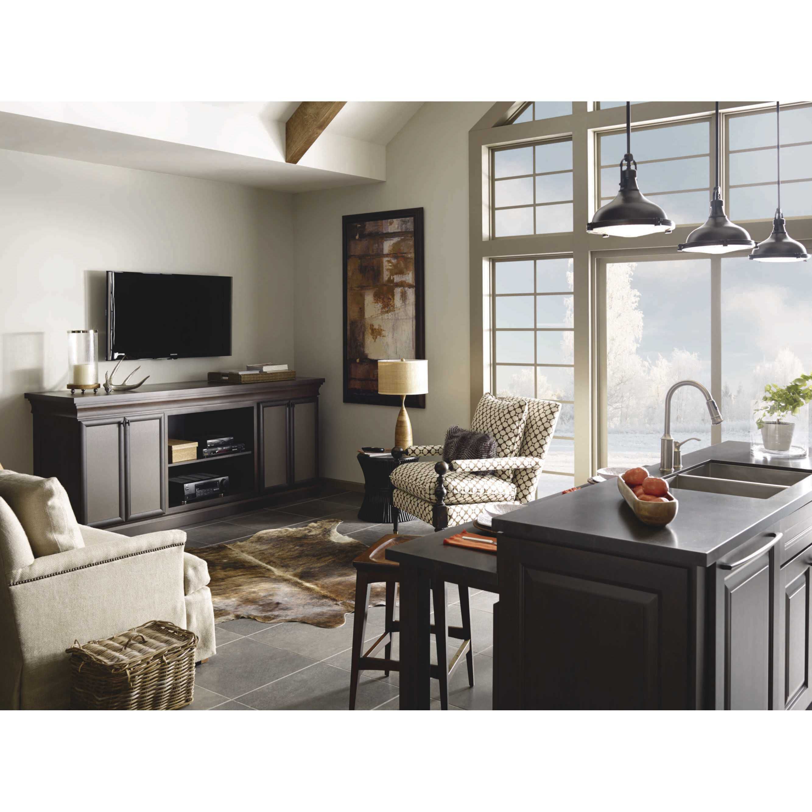 Fresnel Lens LED Oil Rubbed Bronze Pendant Ceiling Light, Progress LED